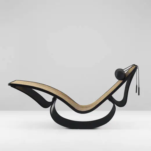 Modern simple luxury rattan lounge chair solid wood lounge chair outdoor courtyard living room apartment use 1