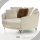 Modern Couch Round Curved Sofa by HENYANG 1