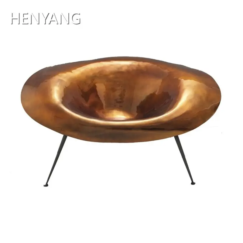 Modern Velvet Lounge Chair Home Furniture by HENYANG 1