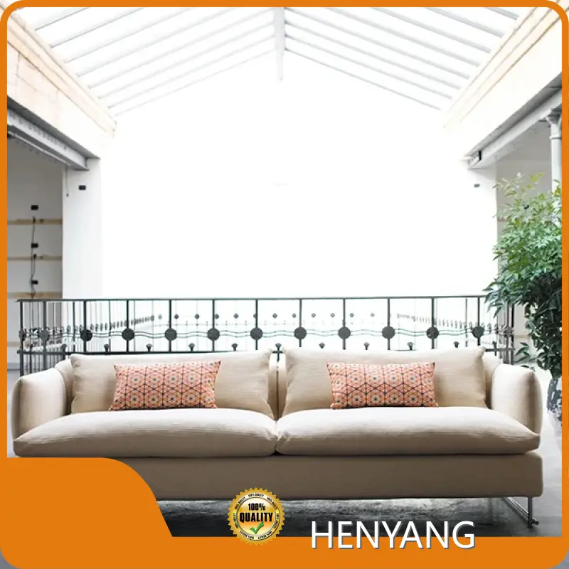 Wholesale Hotel Furniture Sectional Sofa by HENYANG 1