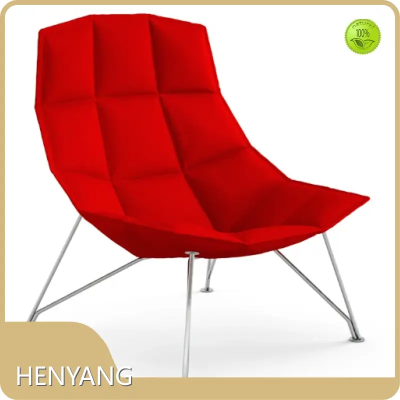 Living Room Chair Factory Wood Frame+foam+coral Fleece by HENYANG 1