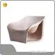Comfy Modern Lounge Chair Stainless Steel + Fabric by HENYANG 1