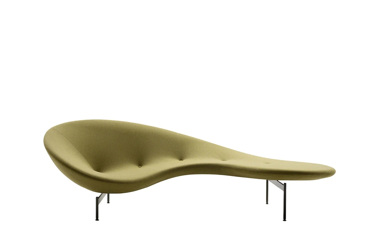 Minimally casual pea sofa, curved sofa chair, shaped light luxury bedroom, living room, reception sofa 1