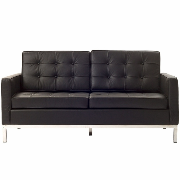 Nordic Italian minimalist living room, small unit, three person business reception area, modern minimalist, light luxury leather and fabric sofa 1