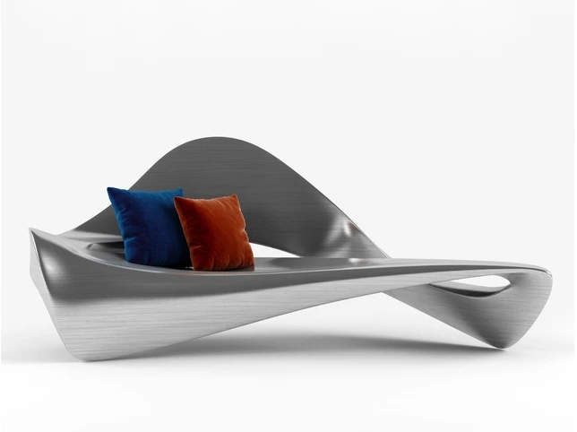 Light luxury minimalist opposite sex fiberglass curved sofa, Nordic designer sofa, lounge chair, lobby leisure sofa 1