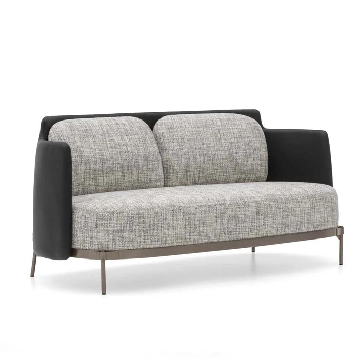 Italian style luxury sofa for small Nordic apartments, simple and modern living room, casual fabric sofa 1