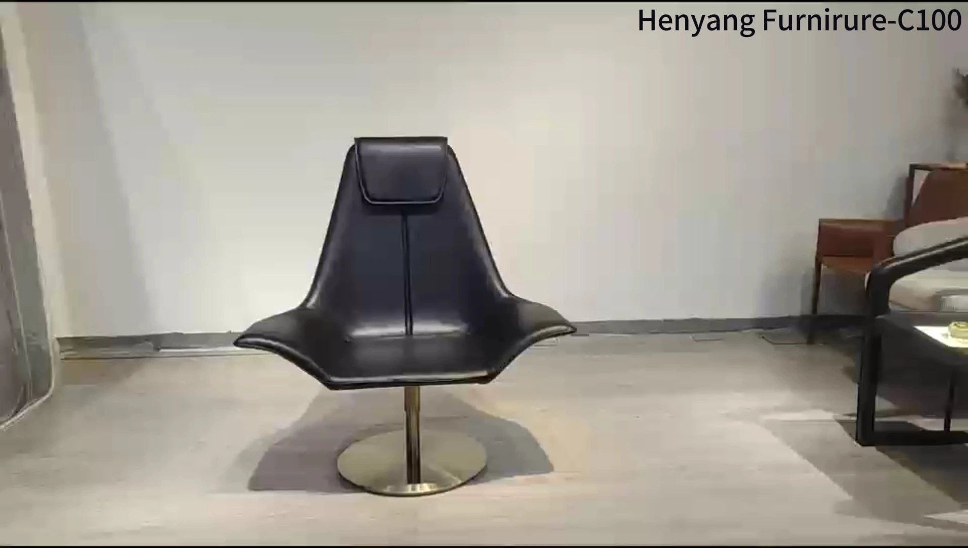 Nordic designer leather office chair swivel chair for computer use, suitable for students and families 1