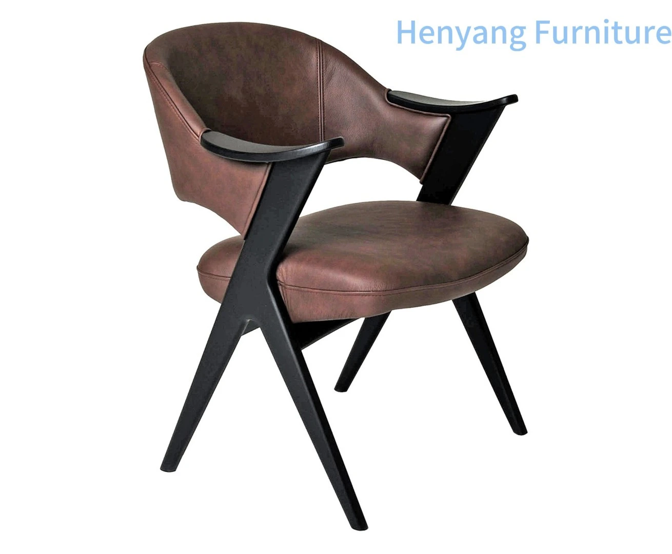 Modern minimalist Italian-style living room chair, dining room chair, tea room chair, coffee chair, owner's chair 1