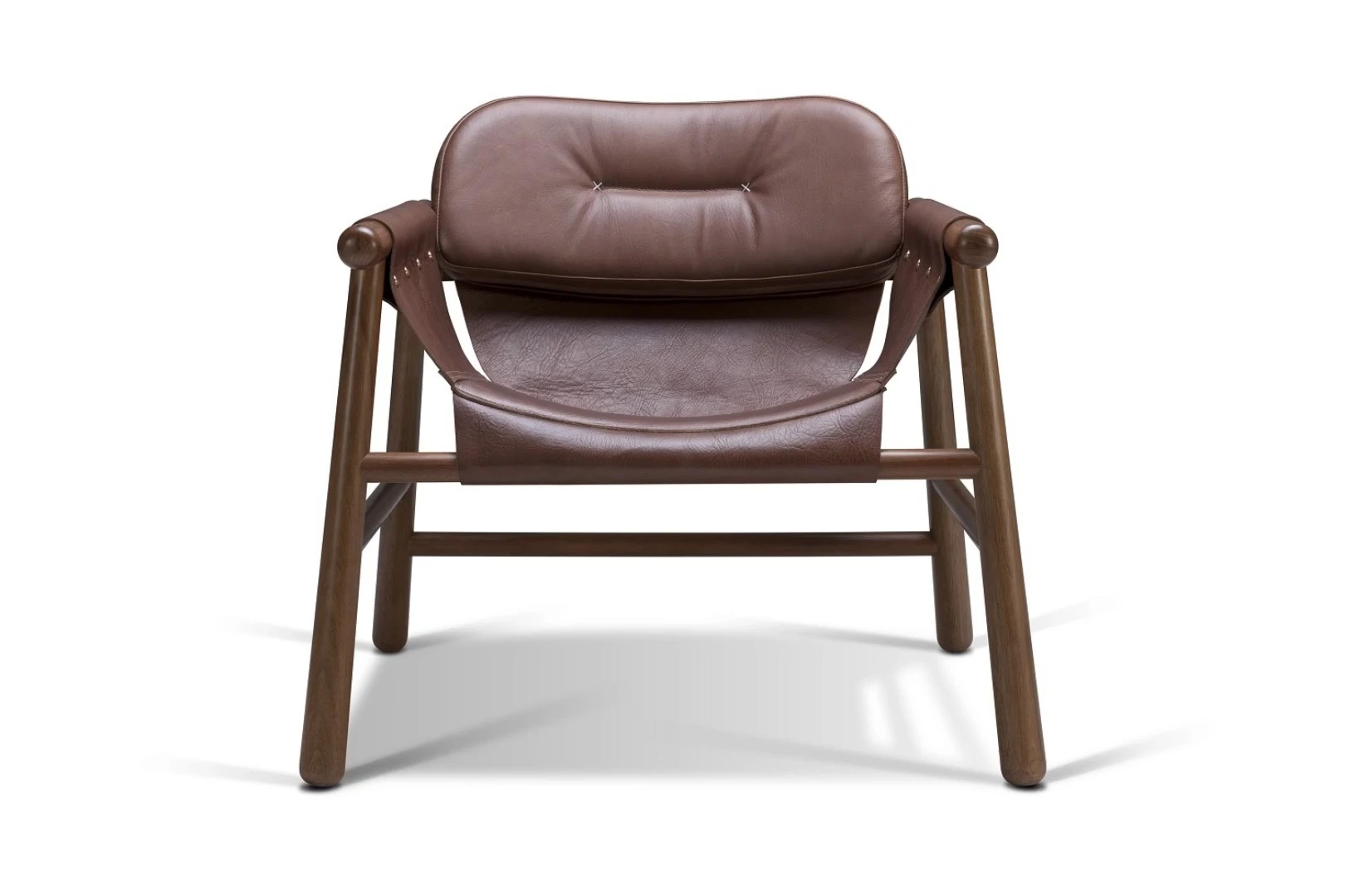 High - end Minimalist Design Leather Backrest Chair Leisure Chair Study Living Room 1
