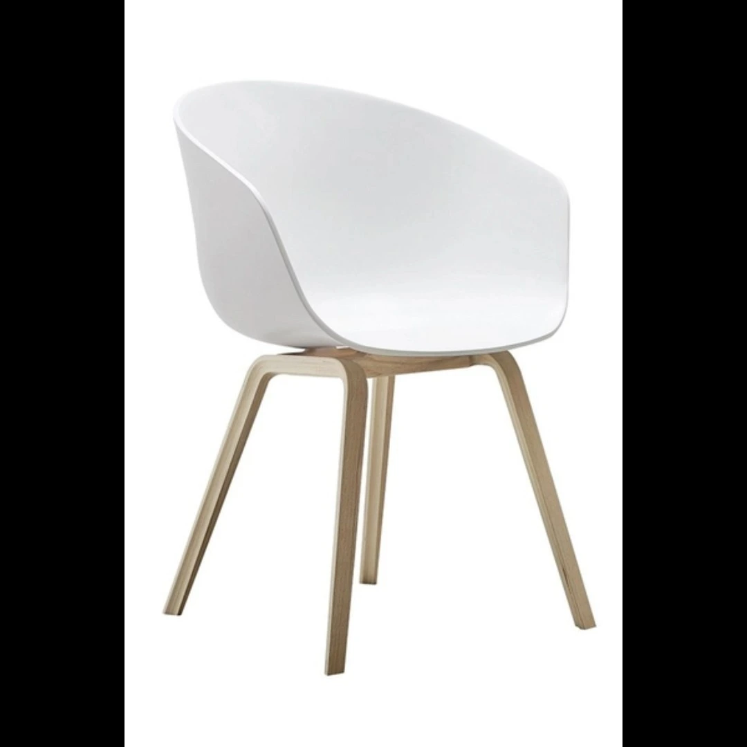 Modern Nordic style casual home-use light luxury office and negotiation tea house solid wood back chairs 1