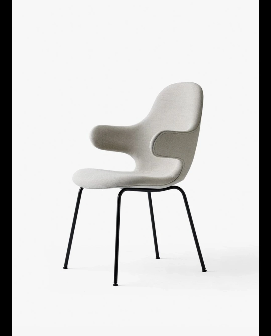 Modern designer style minimalist lightweight single fabric leisure chair with unique shape, suitable for hands-free working 1