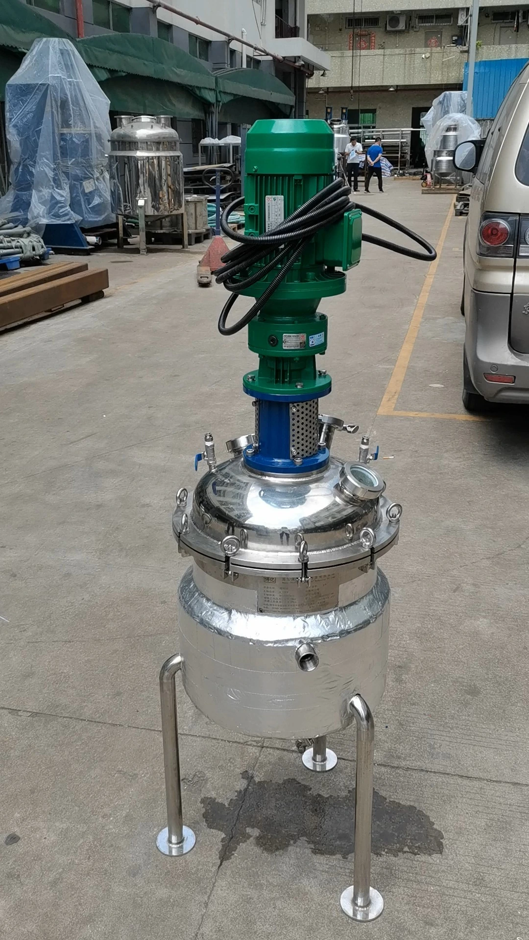 Boyee 2000L Pre-dispersing Homogenization Mixing Tank Dispersion High Efficiency Mixing Agitator Tank-1708672555462472 1