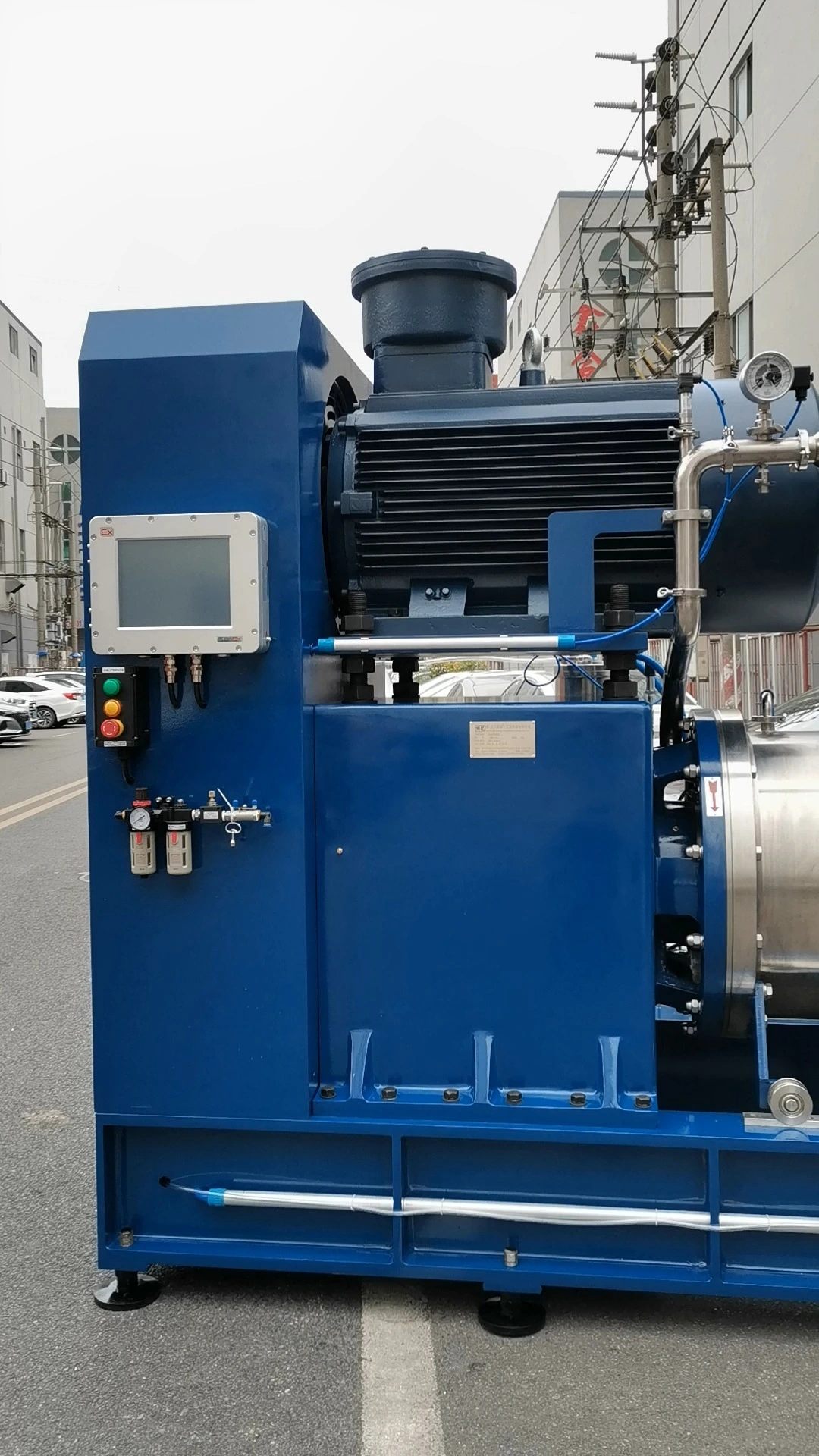 NMM Horizontal Bead Mill Large Flow Screen Nano Bead Mill 150L-1718160071037346 1