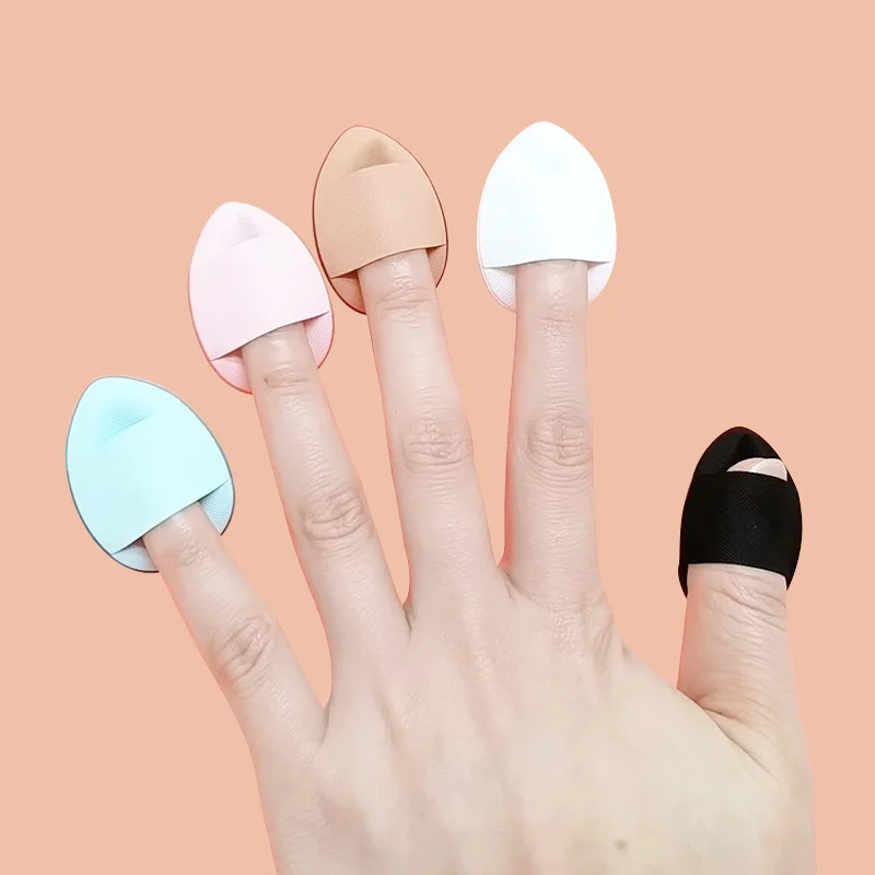 Soft Pocket Sponge Finger Facial Air Cushion Mini Makeup Powder Puff 1
