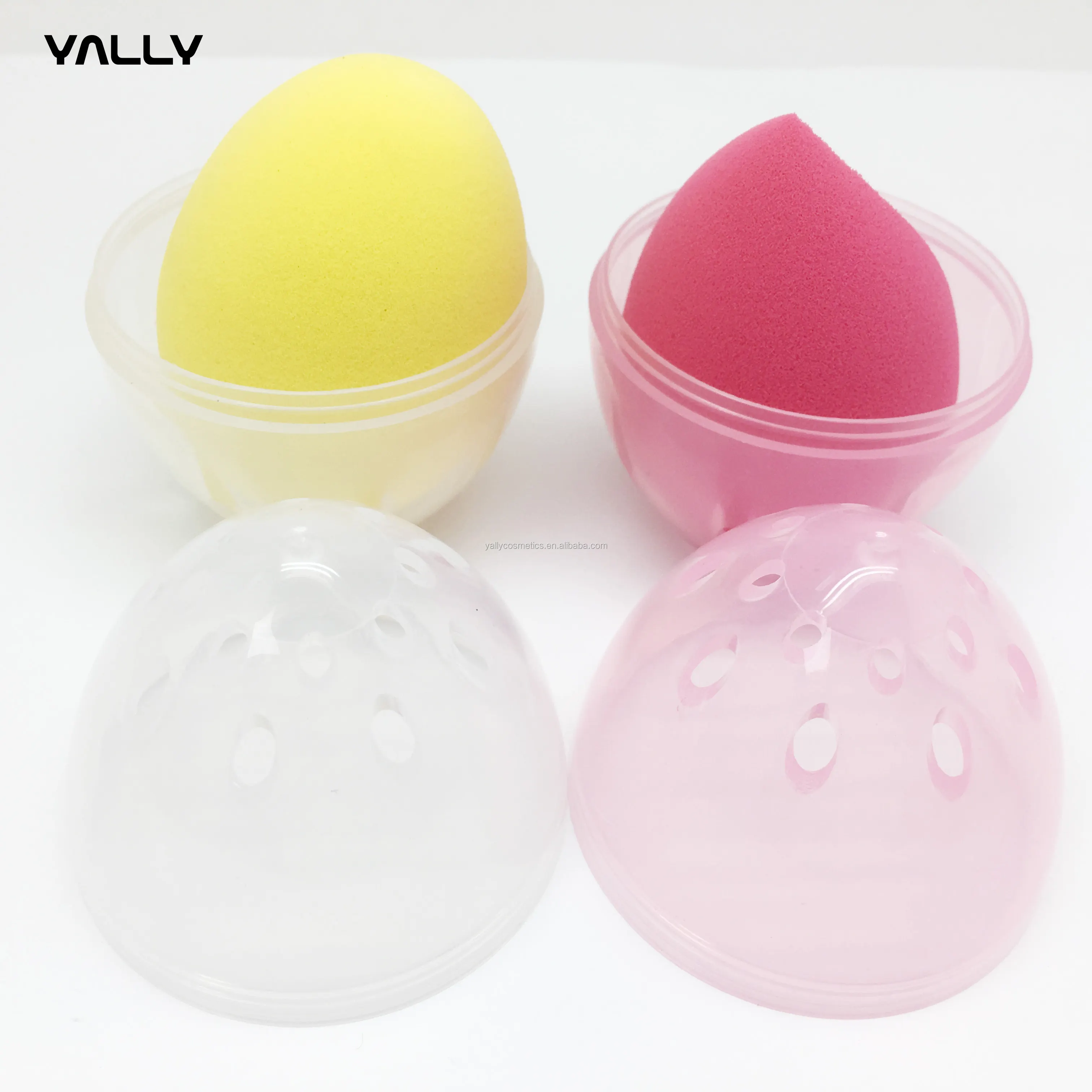 China Factory Low Moq The New Design Beauty Sponge Blender Makeup Egg Box Cosmetic Tools Travel Case Makeup Tool Sponge Case 1