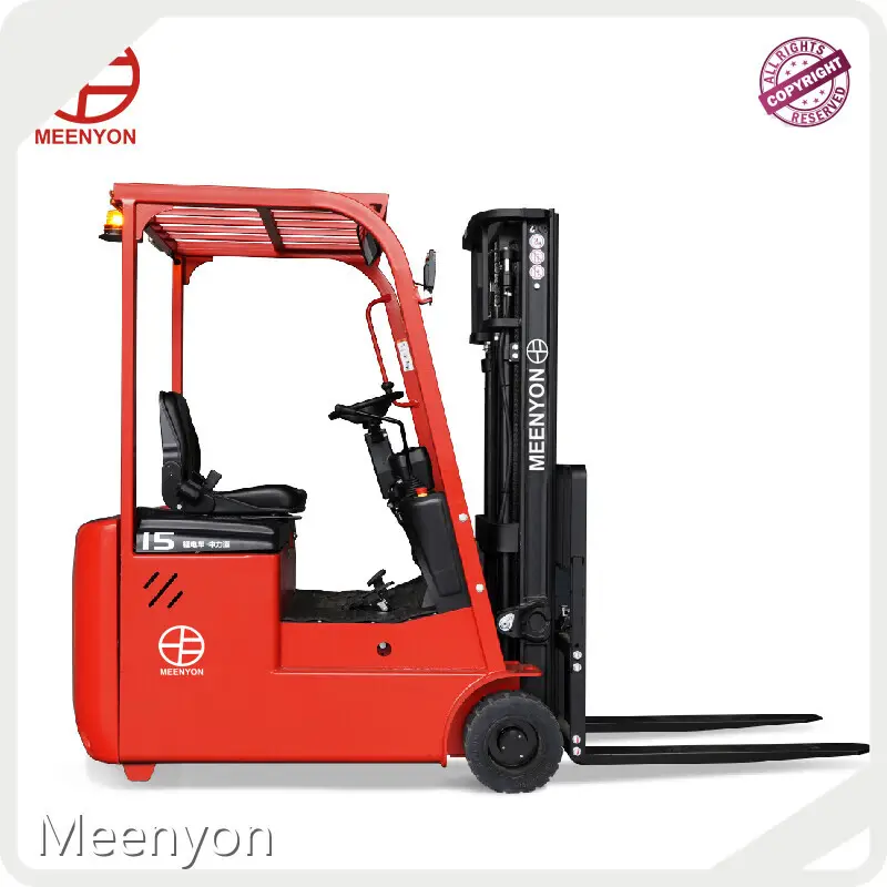 Fornecedor de empilhadeira elétrica de 3 rodas da marca Meenyon 1
