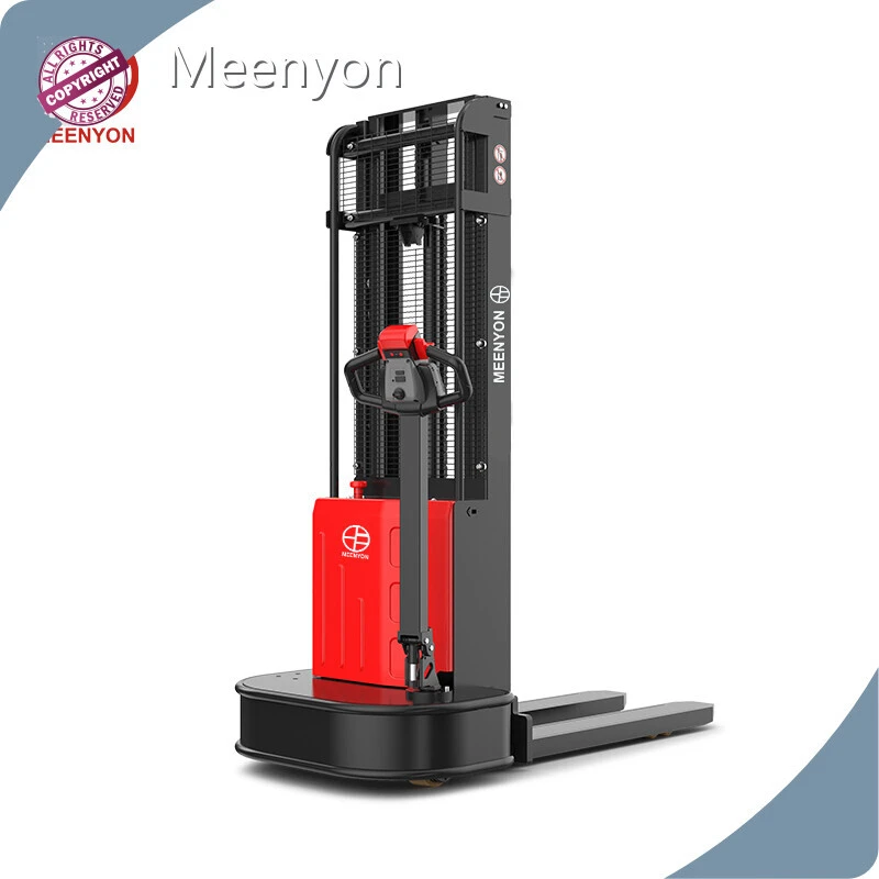 Precio de la carretilla elevadora apiladora eléctrica Marca Meenyon 1