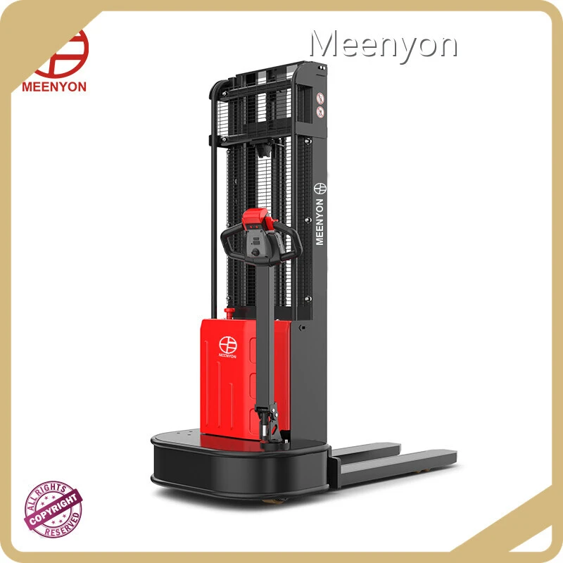 Kampuni ya Electric Straddle Stacker Meenyon 1