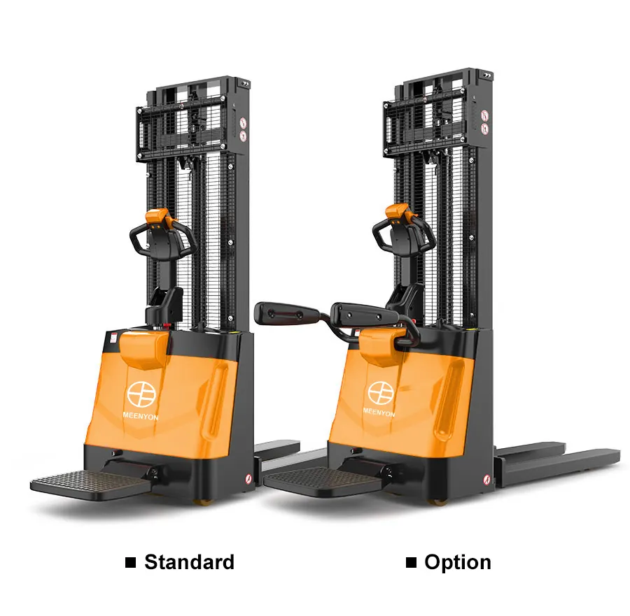 Electric Stacker Electric Walkie Straddle Stacker Wholesale 2