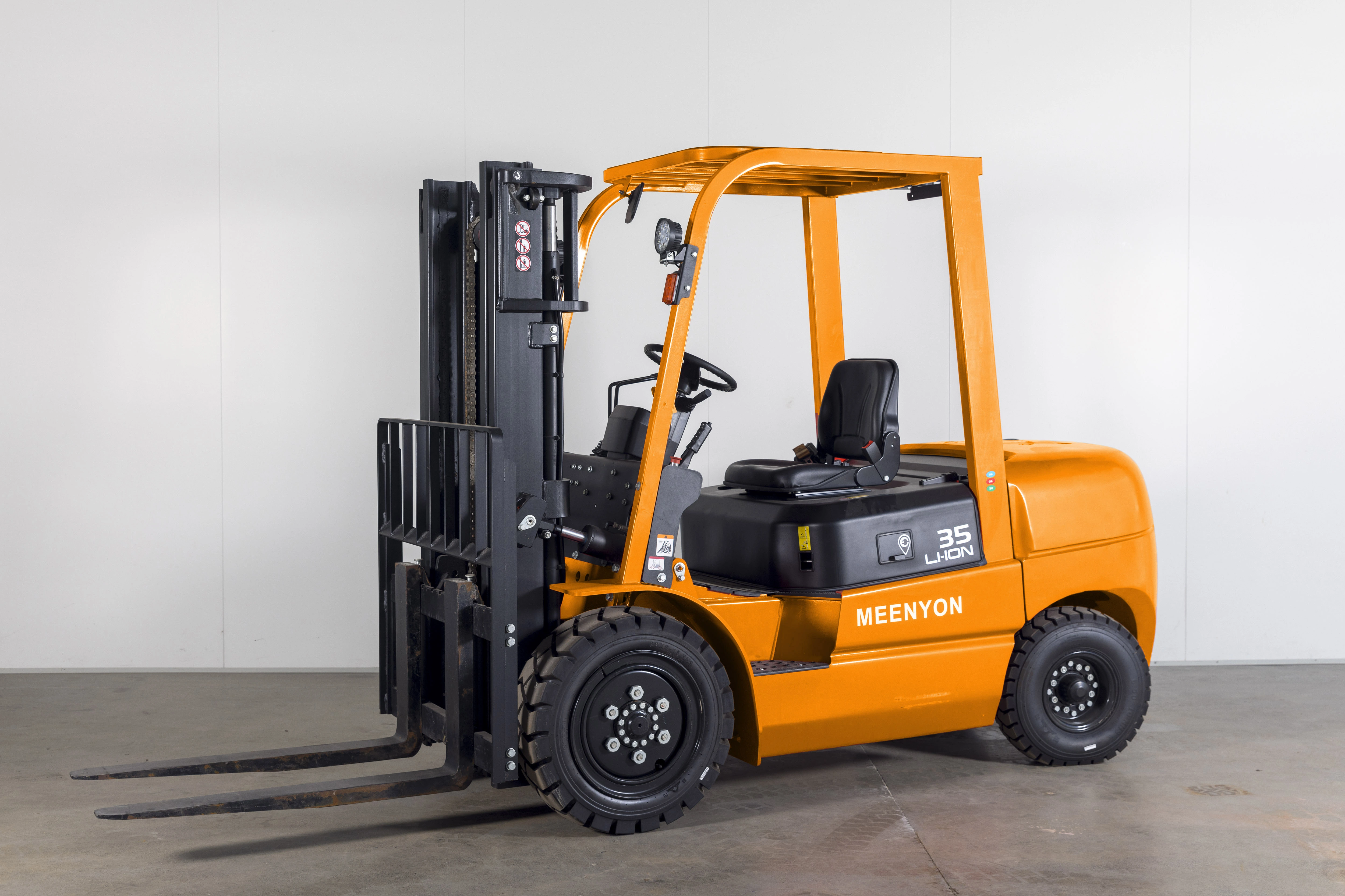 Empilhadeira de 3 rodas MEFS121 1.2t Empilhadeira contrabalançada de 3 rodas 1