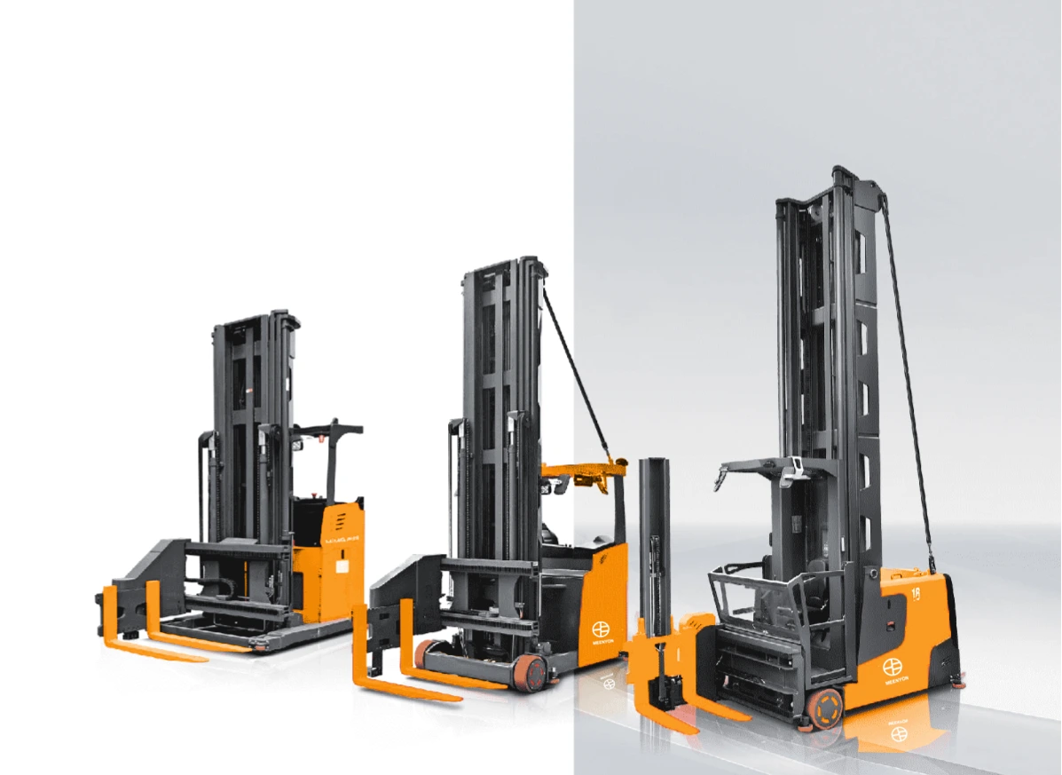 Electric 3-Way Pallet Stacker 1.6 Ton VNA Forklift MC/MCA/MCC Series 1