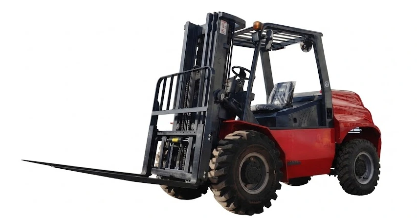 3.5 ton integrated four-wheel drive off-road forklift 1