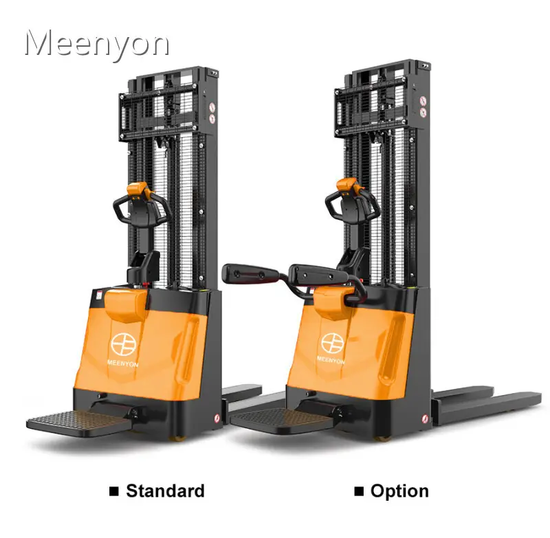 Electric Stacker Electric Walkie Straddle Stacker Wholesale 1