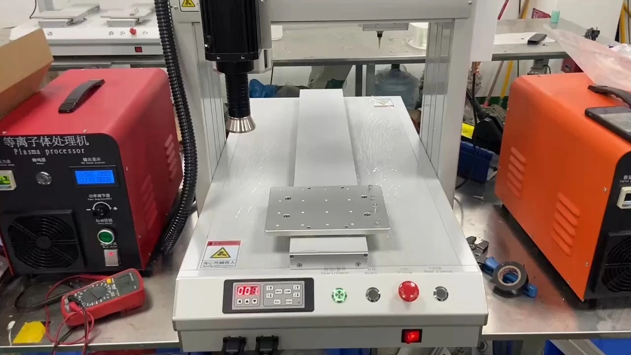 Back to Back Plasma and Dispensing Robot Customized Solution 1