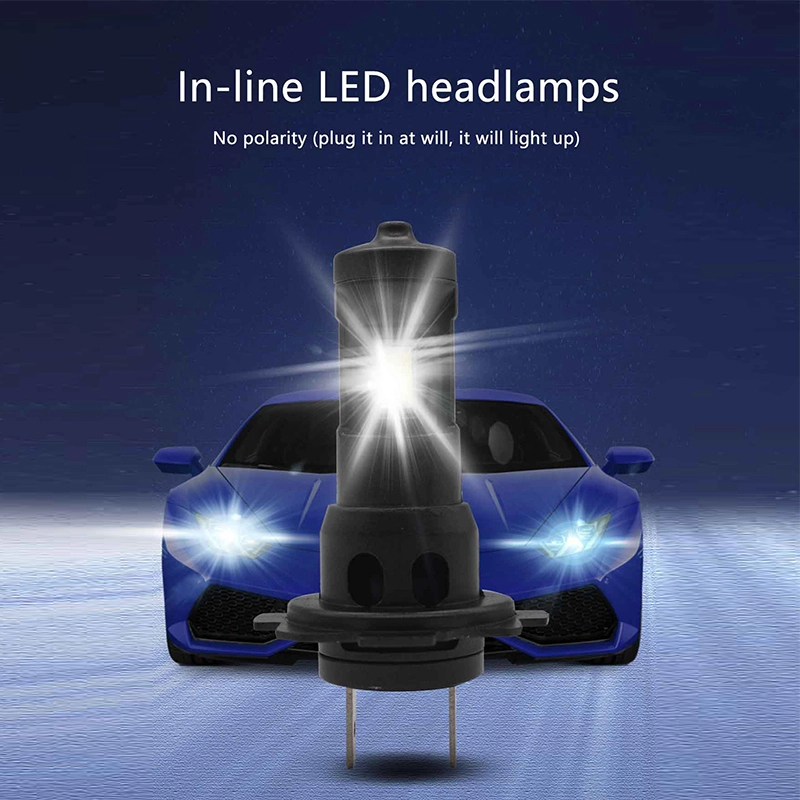 تصميم متكامل لمصباح السيارة الأمامي LED، تصميم لمبة الهالوجين الأصلية واحد لواحد 1