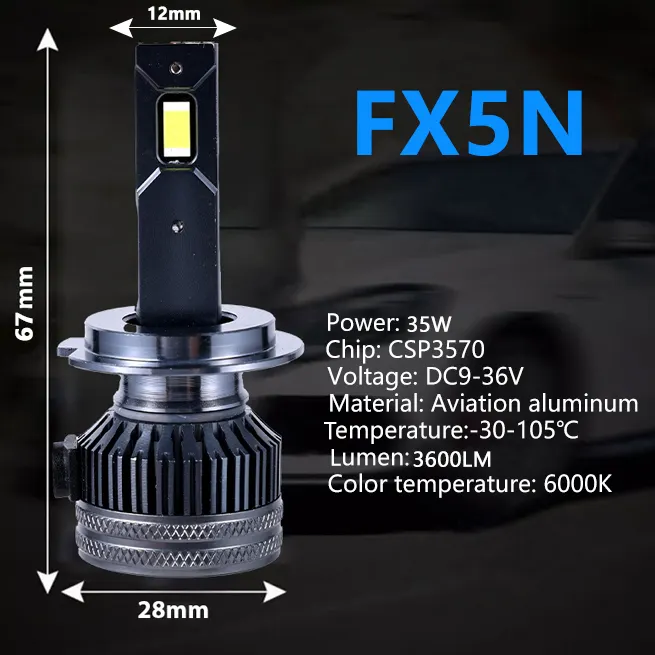 Mini Projector Headlights Made in China for Automotive LightingDC9-36V 5