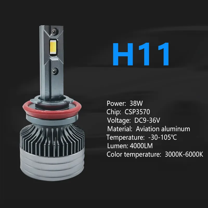Auto Led Bulbs Made in China for Automotive Lighting4000LM 5