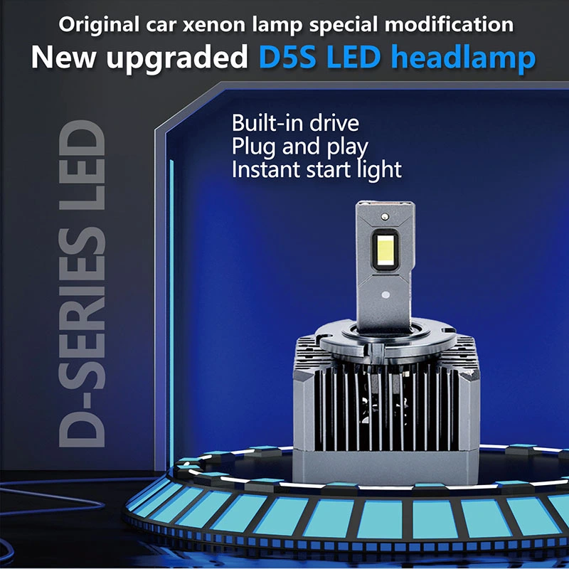 ترقية جديدة للمصابيح الأمامية LED ذات السطوع الفائق D5S 1