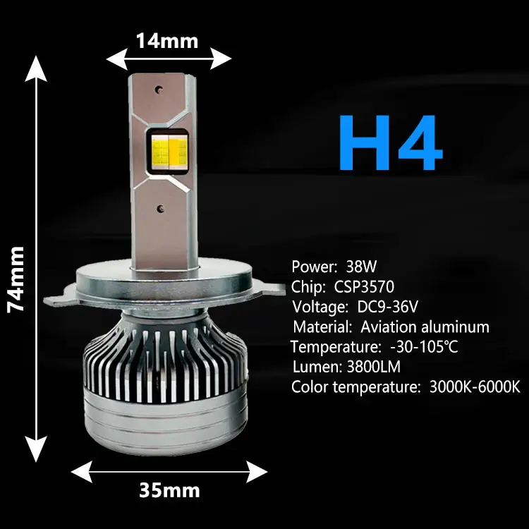 Hot Selling 6000k Headlight Bulb Price List | HAOXUNDA 6