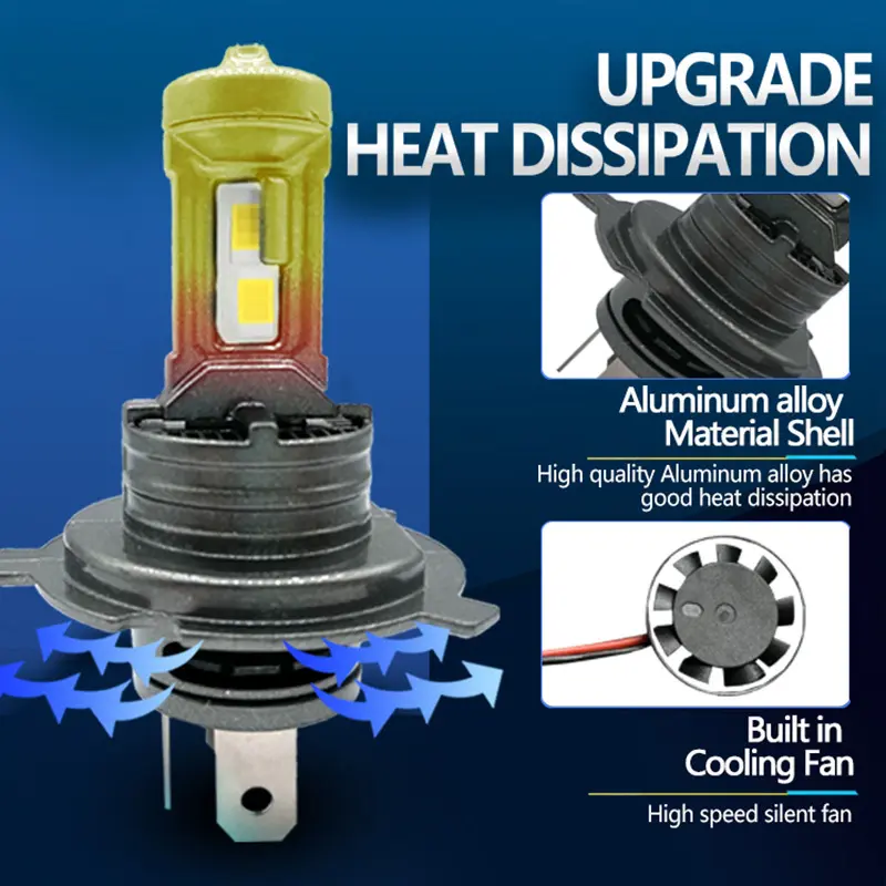For Automotive Lighting Automotive Led Headlights Aviation Aluminum Alloy by HAOXUNDA 6