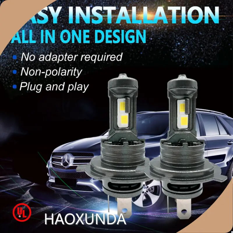 Reliable HAOXUNDA Car Headlamp Bulbs - 30W 1