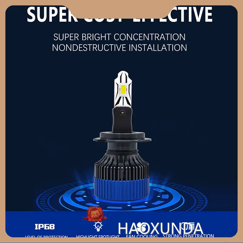 Fine Quality Car Head Light Bulb 3200LM HAOXUNDA Brand 1