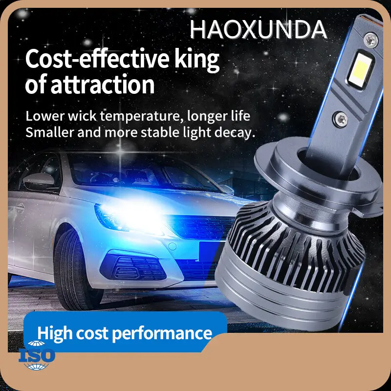 High Power Led Headlight Bulb CSP3570 HAOXUNDA Brand 3600LM 1