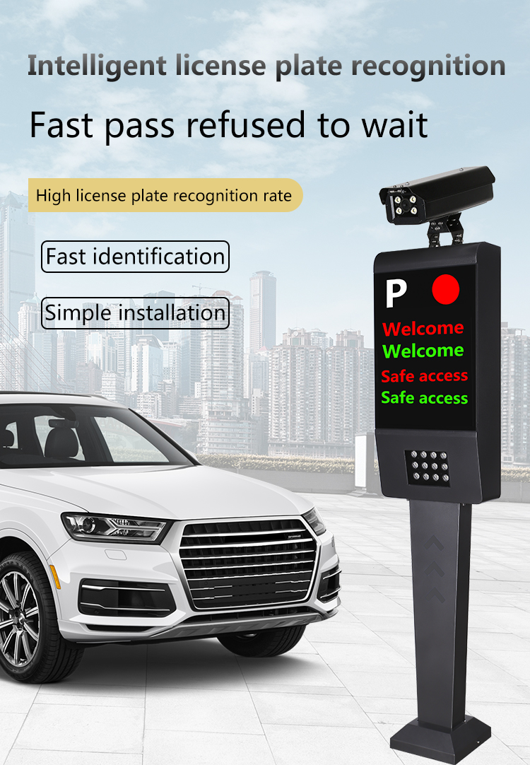 Caméra de reconnaissance de licence Anpr Lpr, plaque de circulation Full Hd 3mp pour voiture, système de stationnement, caméra Anpr pour jardins extérieurs 7