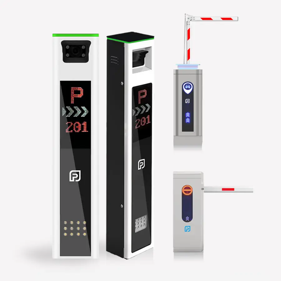 Automatic Plate Number Recognition Two Pieces of Single LED Module 64*64 Dot-matrix L192cm*H384cm (P3 Full-color LED Eight-line Display) RPL-YY04 Realpark Brand Automatic Plate Number Recognition 4