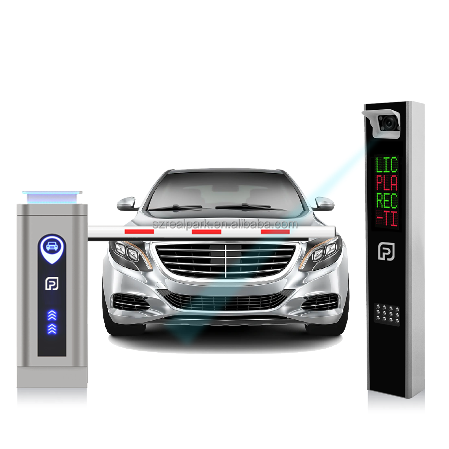 Dc24v Parking Vehicle Car Park Barrier Car Parking System Boom Barrier Gateshopping Malls Parking Lots 2