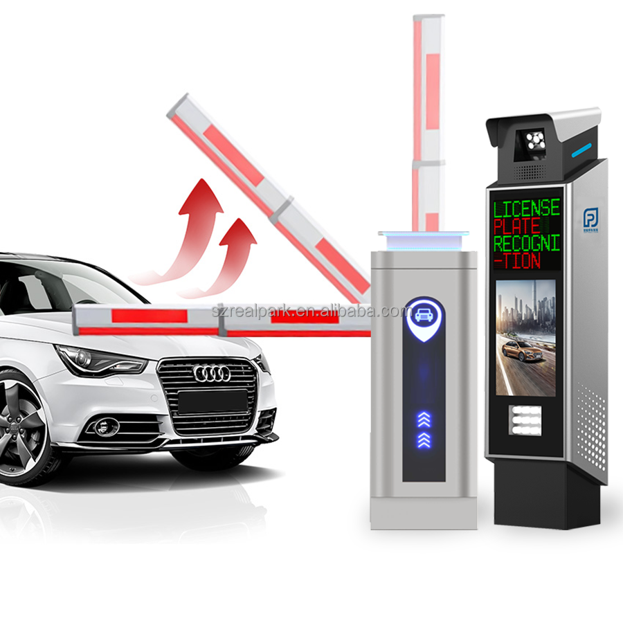 Dc24v Parking Vehicle Car Park Barrier Car Parking System Boom Barrier Gateshopping Malls Parking Lots 3