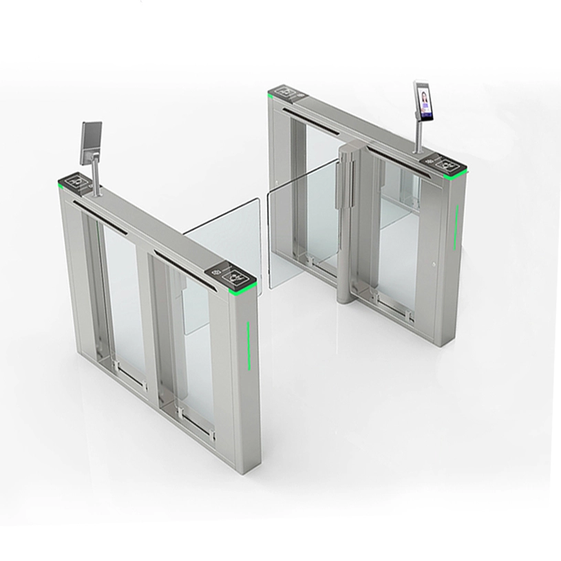 High Quality Qr Code Rfid Card Reader Turnstile Access Control Wing Turnstile For Gym 1