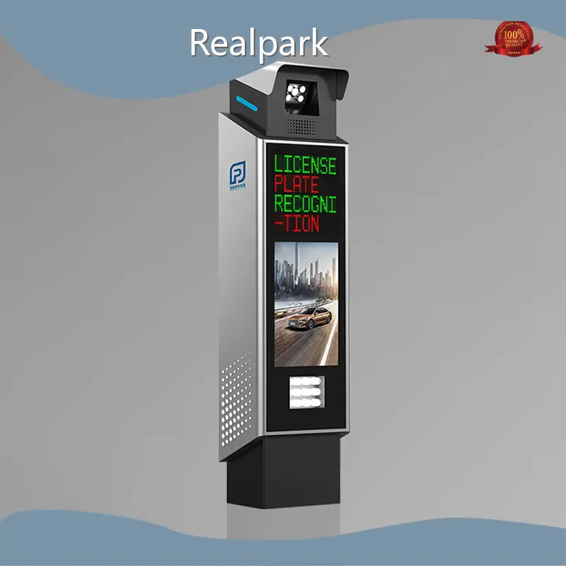 Realpark Automatic License Plate Recognition Type a/ Type B/ Type C Option Fixed aperture focal length: 6mm 1