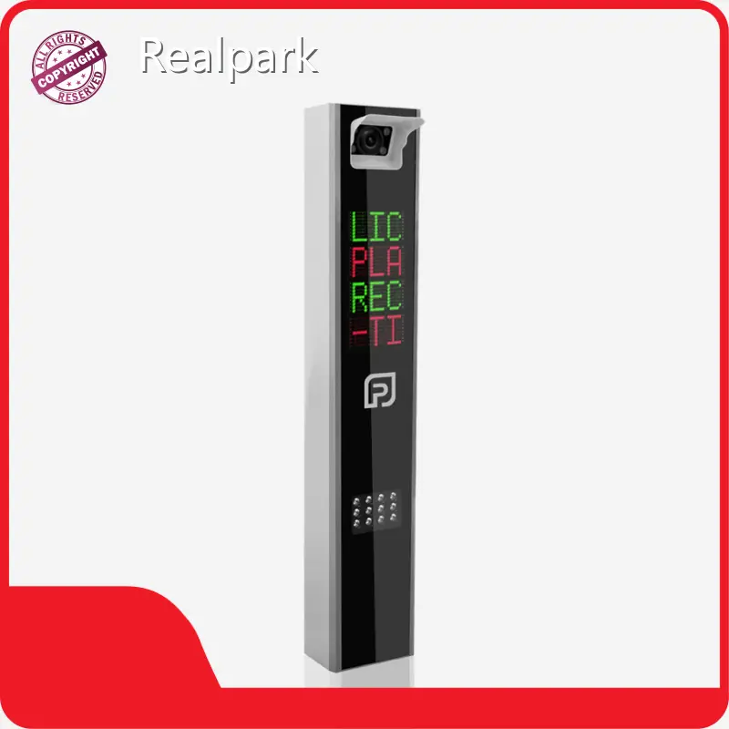Realpark Brand Automatic Licence Plate Recognition SupplierSupports SD2.0 Micro SD (TF) Cards with a Maximum Capacity of 128GB Single LED Module 64*32 Lattice 0.01Lux 1