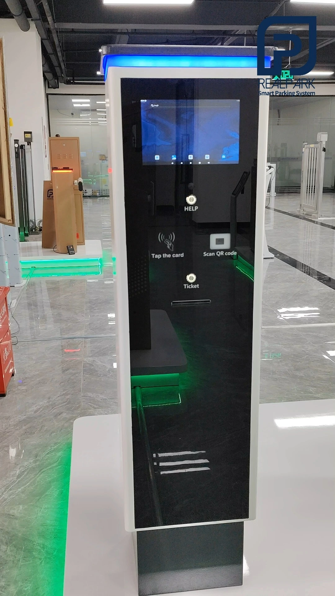 All-in-one Parking Access Control Ticket Dispenser For LPR Parking System Solution Realpark 1
