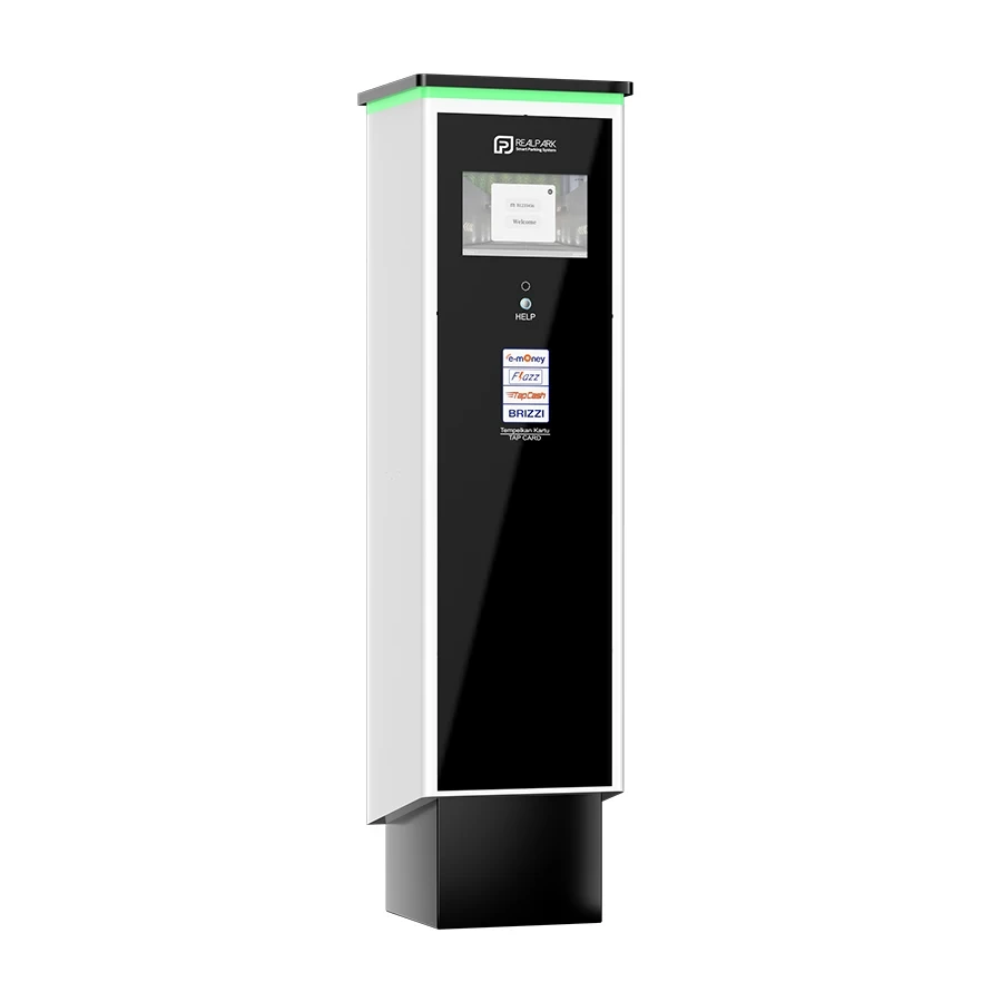 Tap-out Card Reader Parking Lot Exit Ticket Machine For Indonesia Smart Parking System Solution 1