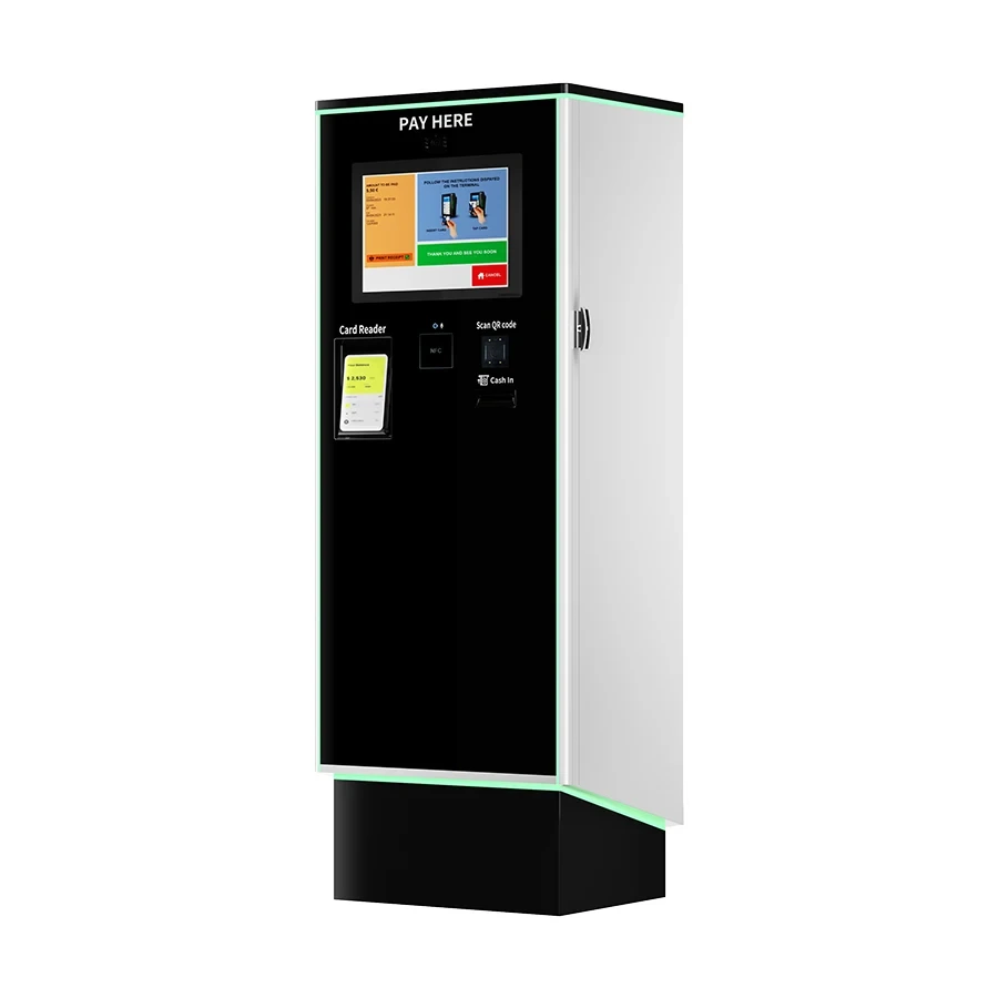Integrated Parking Management System Payment Station with Banknotes for Smart Parking Lots System Realpark 1