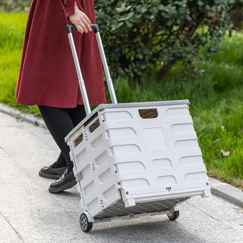 Grey Outdoor Storage Box Clear 42.5*30*24cm 5