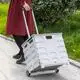 Grey Outdoor Storage Box Clear 42.5*30*24cm 5