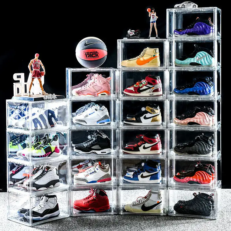 Clear Shoe Storage Boxes Company for Home Organization 5